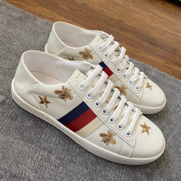 Gucci Shoes - Gucci Ace Sneaker with Bees and Stars